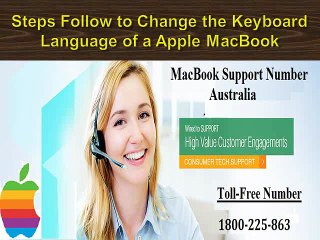 Steps Follow to Change the Keyboard Language of a Apple MacBook