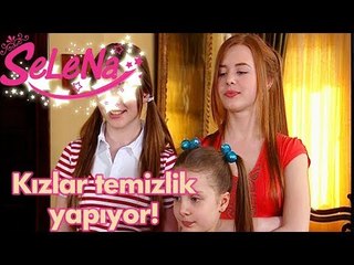 Kızlar temizlik yapıyor!