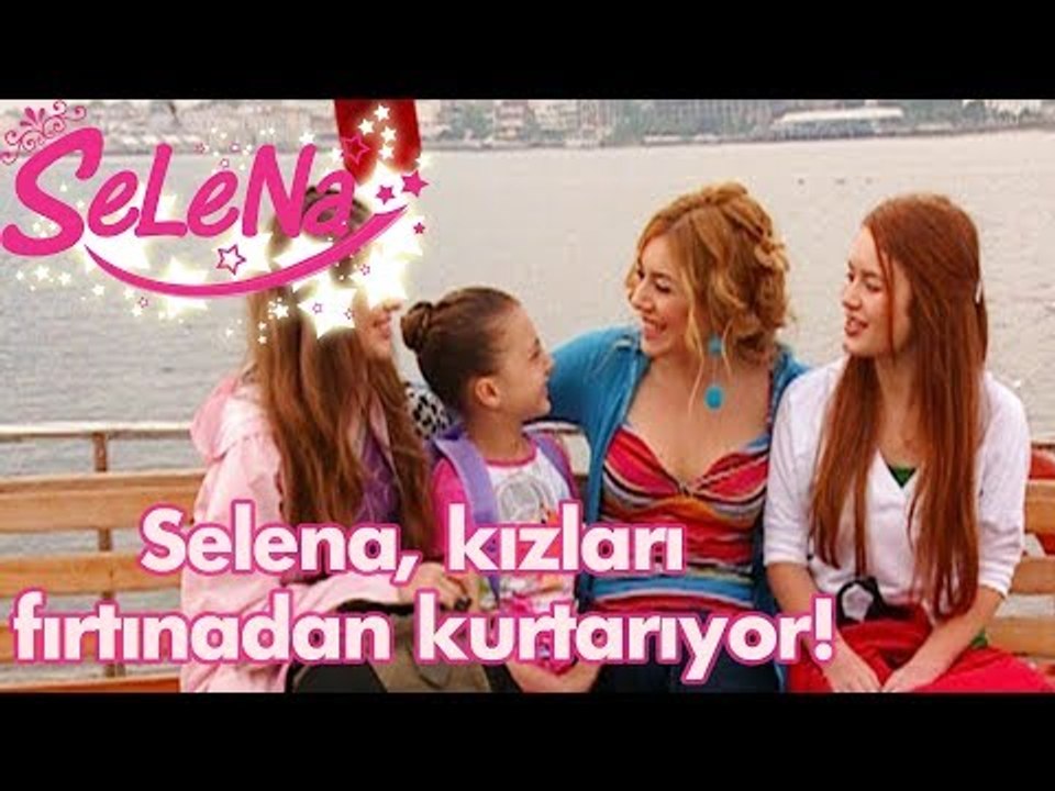 Selena kızları fırtınadan kurtarıyor!