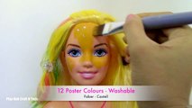 Play Doh Rainbow Dash Pinkie Pie Applejack Rarity Fluttershy Twilight Sparkle - Barbie Styling Head