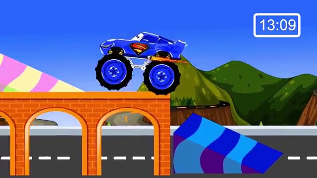 Моnster Trucks – Superheroes Big Trucks Cartoon For Children – Trucks Compilation – Video For Kids