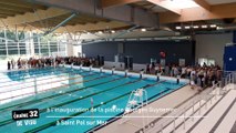 A l'inauguration de la piscine Georges Guynemer à Saint Pol sur Mer