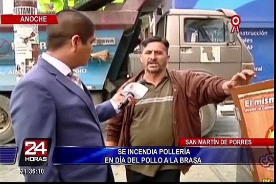 San Martín de Porres: testigos cuentan cómo se originó incendio en pollería