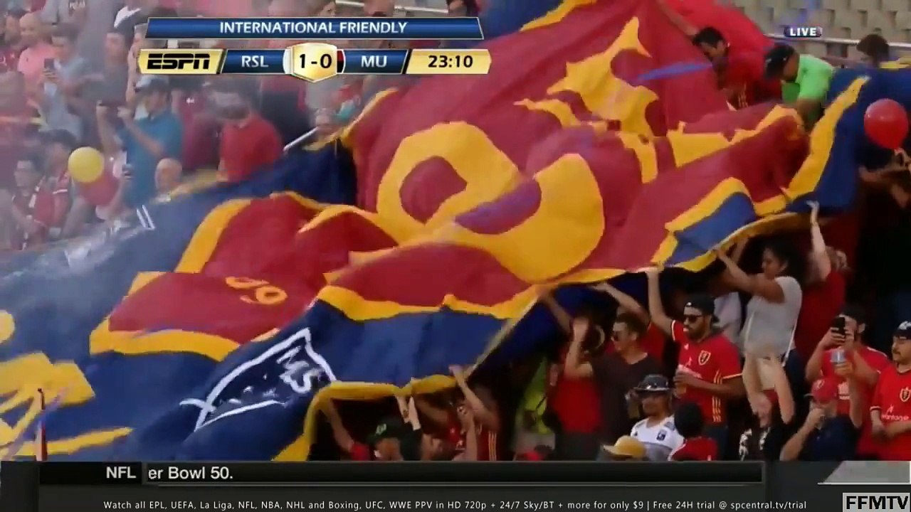 Real Salt Lake 1-2 Manchester United - All Goals & Highlight FOOTYHL