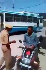 How the common man taught the cop to the law An Indian / viral video india