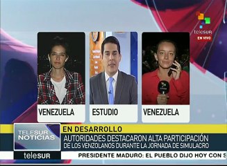 Vzla.: participación masiva en simulacro electoral extiende la jornada