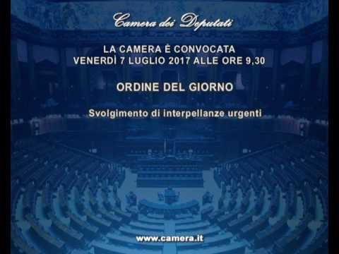 Roma - Camera - 17^ Legislatura - 829^ seduta (07.07.17)