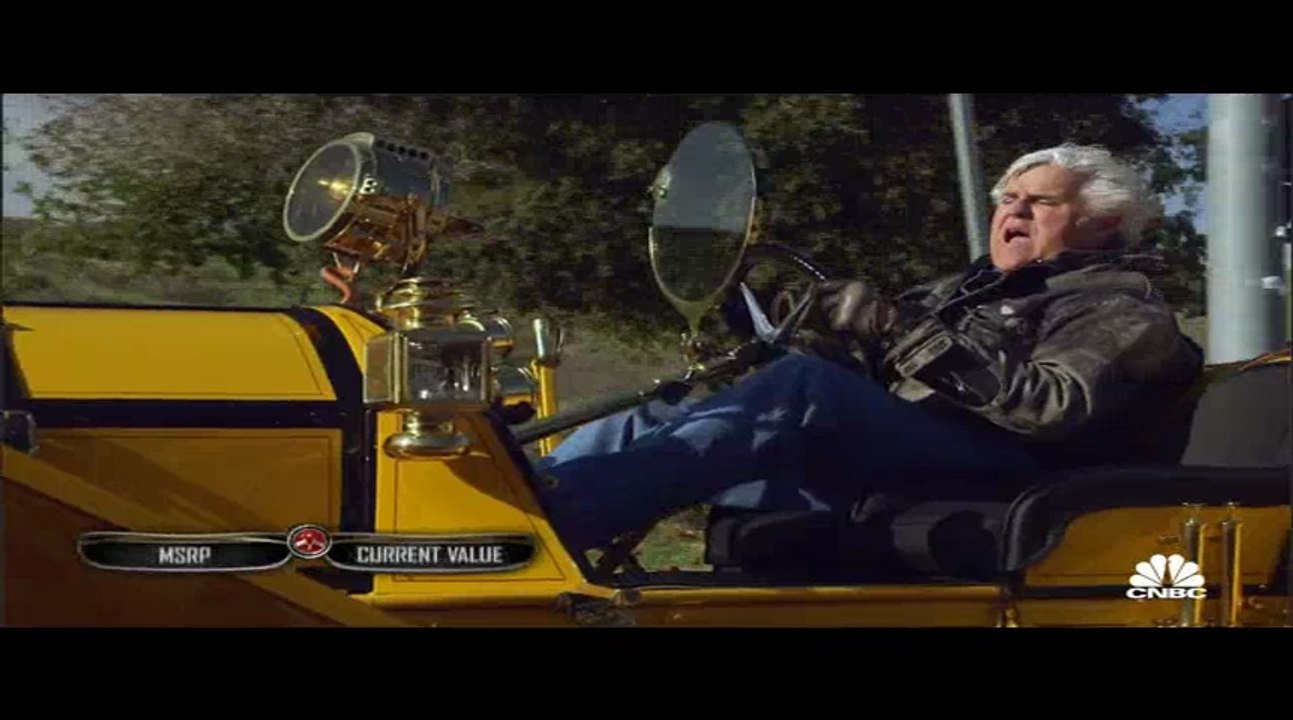 Jay Leno drives the famous Mercer Raceabout