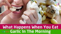 What Happens When You Eat Garlic In The Morning - Tubeston