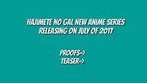 Hajimete no Gal New Anime Series Release Date