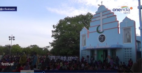 Santhiyagappar Church Festival Starts-Oneindia Tamil