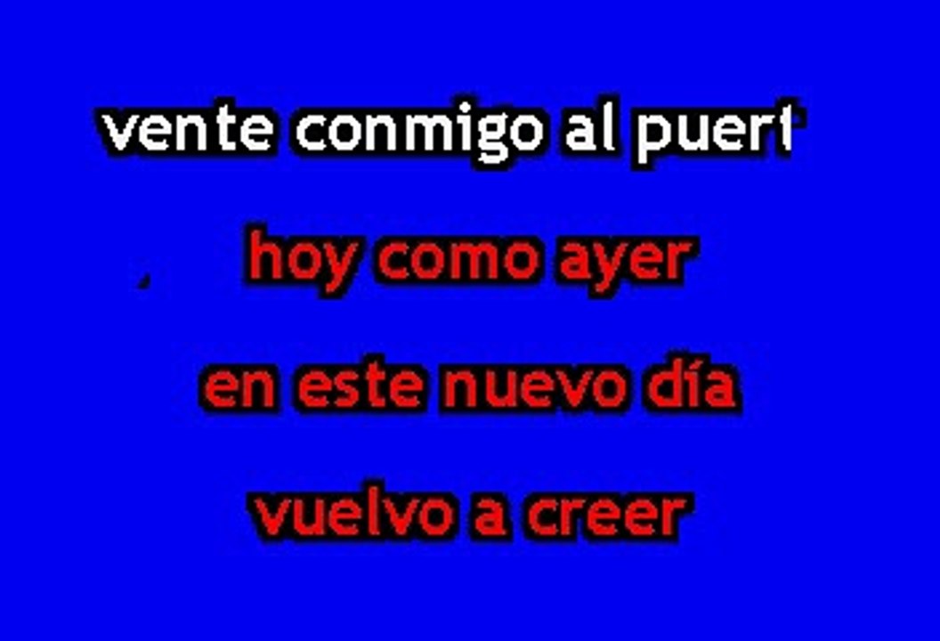Victor Manuel - Quiero Abrazarte Tanto (Karaoke)