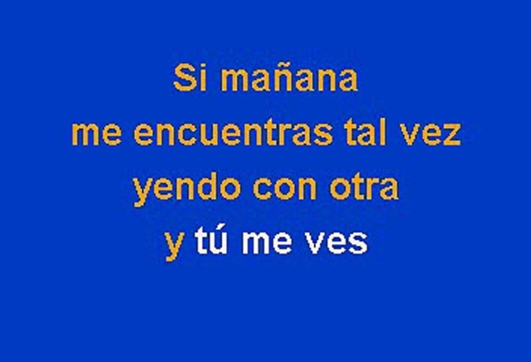 Víctor Yturbe El Pirulí - La Ultima Cancion (Karaoke)