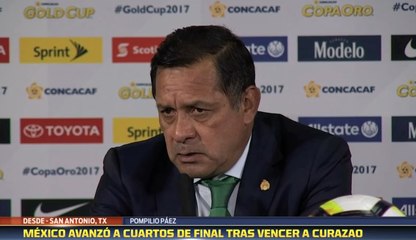 Pompilio Páez en conferencia de prensa