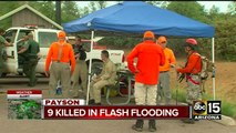 Officials continue search for missing man after Payson flash flood