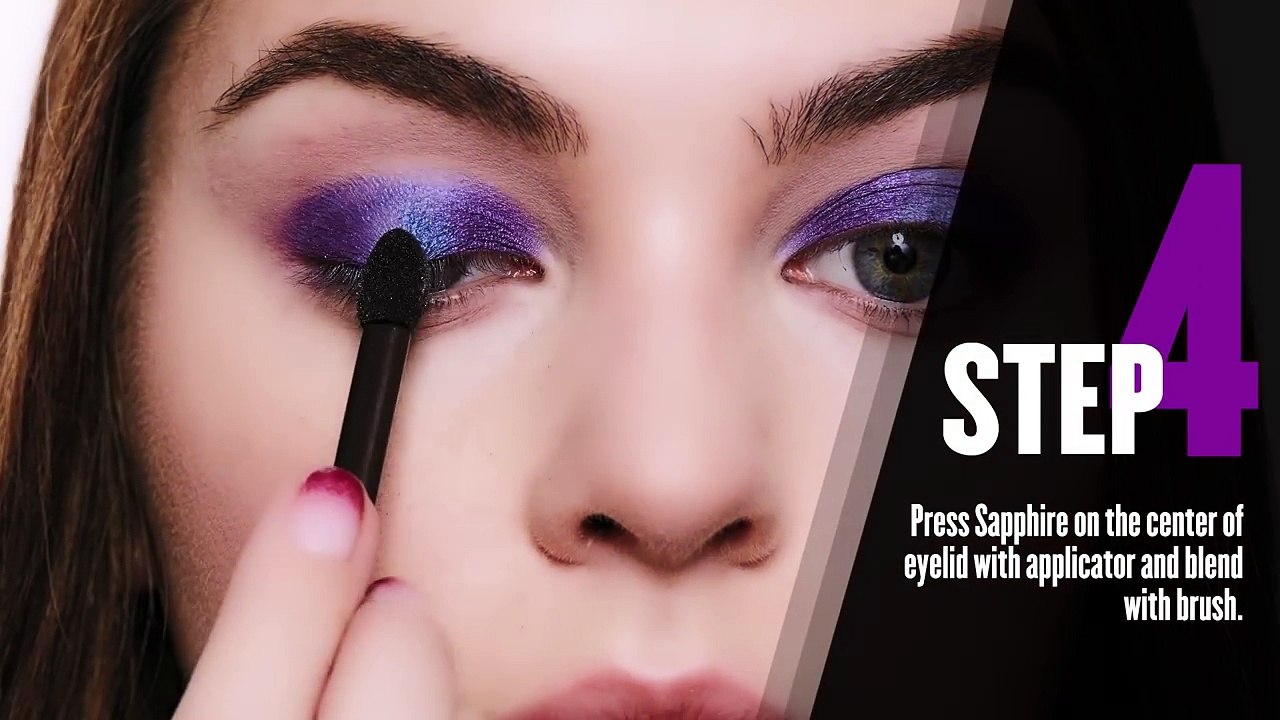 Eye Makeup Tutorial_ Prismatic Purple Eyeshadow Look _ COVERGIRL