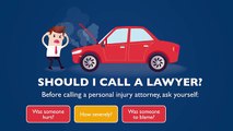 Car Accidents When to Call a Personal Injury Lawyer