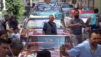 Bursa böyle düğün konvoyu görmedi