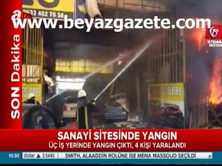 Samsun sanayide patlama! Yangın devam ediyor..