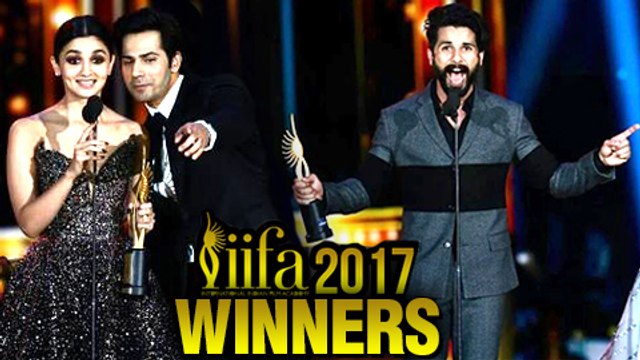 IIFA 2017 Winners Shahid Kapoor And Alia Bhatt Win Best Actor Trophy And More