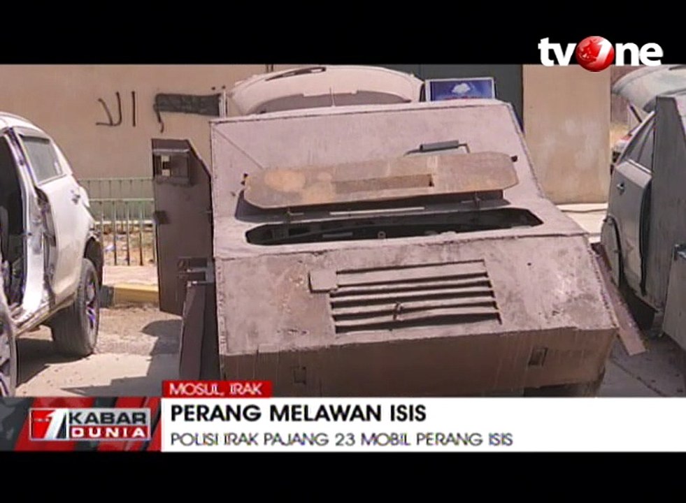Polisi Irak Publikasikan Puluhan Kendaraan ISIS Hasil Sitaan