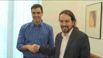 Sánchez e Iglesias inician unas negociaciones en busca de acuerdos