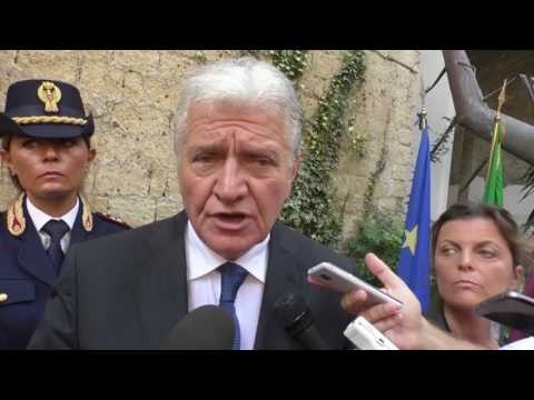 Napoli - Premio Ammaturo, Gabrielli: Presto in città altri poliziotti (16.07.17)