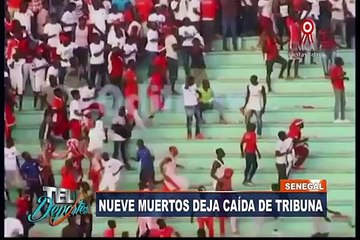 Tragedia en el fútbol de Senegal: 9 muertos dejó el desplome de una tribuna