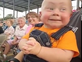 This child gets strangely energized...