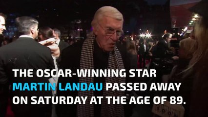 Oscar-winning star Martin Landau dies at 89