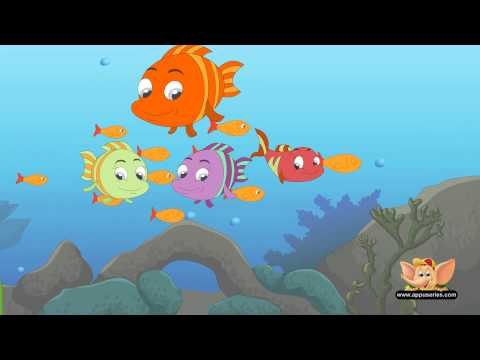 Three Little Fishies - Nursery Rhyme (HD)