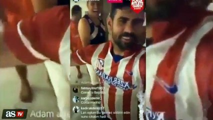 Vidéo : Diego Costa chambre salement Conte en vacances !