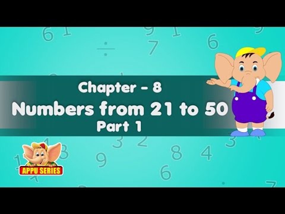 Learn Maths -  Numbers from 21 to 50 (Part 1)