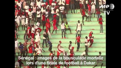Dakar: des images montrent la bousculade mortelle dans un stade