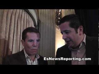 Julio Cesar Chavez Sr. on Martinez vs Chavez Jr.