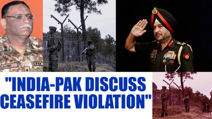 Video herunterladen: India-Pakistan hold talks over ceasefire violation along LOC in J&K | Oneindia News