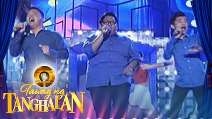 Tawag ng Tanghalan: John, Alfred and Jovany join together for a performance