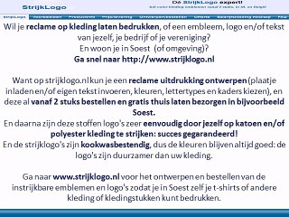 Reclame kleding bedrukken Soest