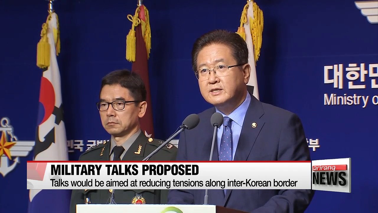 South Korea proposes military talks to North Korea