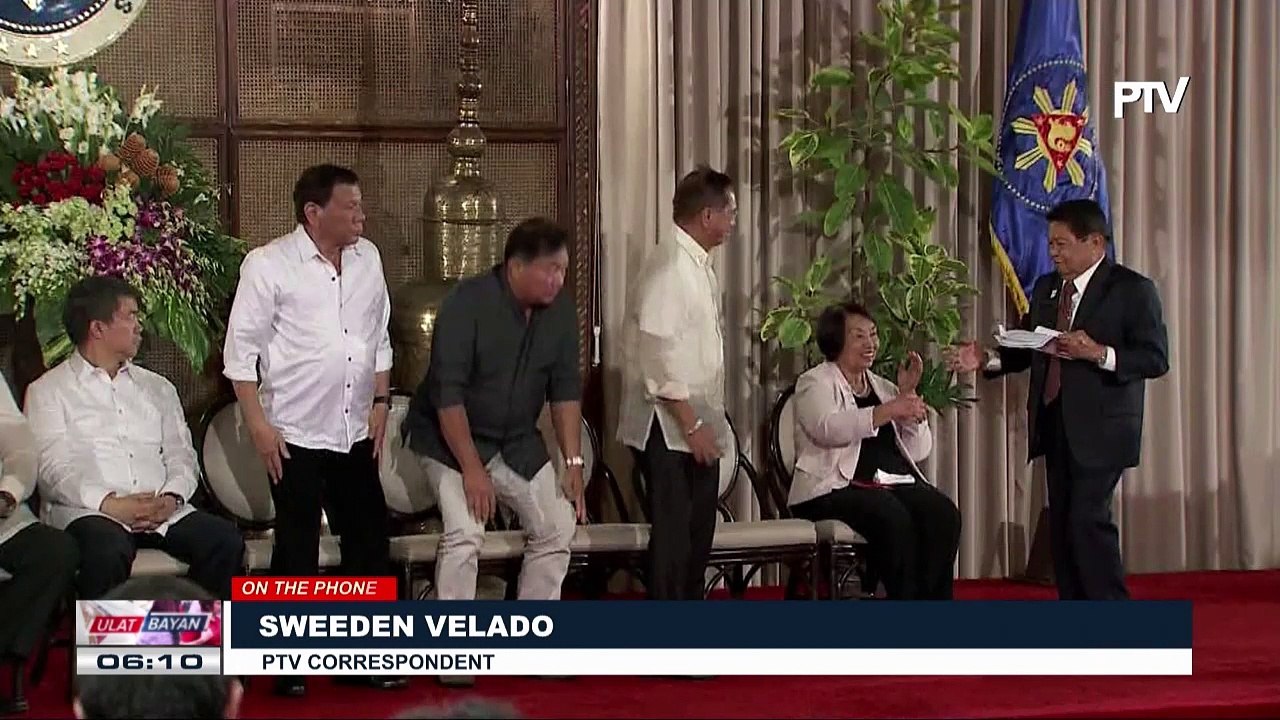 Pangulong Duterte, pormal nang tinanggap ang bagong draft ng BBL