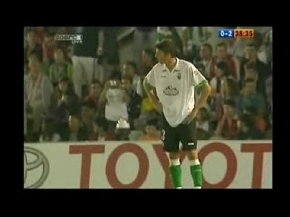 But de Guily contre le Racing Santander