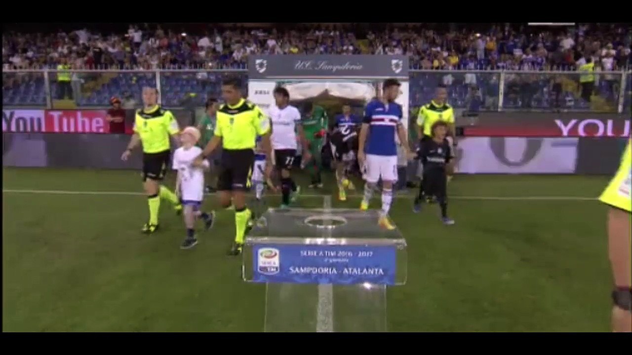 Sampdoria - Atalanta 2-1 Gol ed Highlights HD Serie A 2^a giornata 28/8/2016