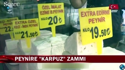 Peynire zam geliyor