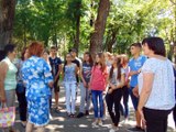 Românași din Basarbia la Teiul lui Mihai Eminescu din Gradina Copou Iasi-17 iulie 2017