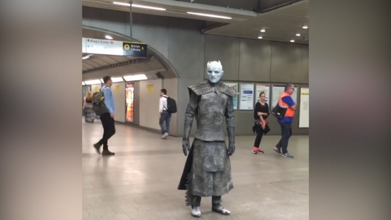 Game of Thrones White Walkers overrun busy Lond...