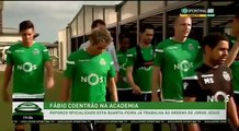 Coentrão já treina no Sporting