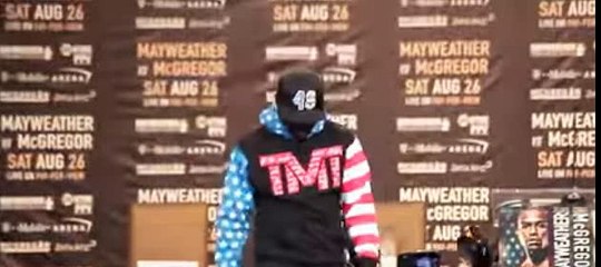 Presenting the full video face off between Mayweather v Gregor