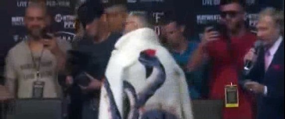 The Gregor vs Mayweather World Tour in NY