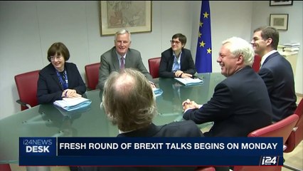 Télécharger la video: i24NEWS DESK | Fresh round of Brexit talks begins on Monday | Monday, July 17th 2017