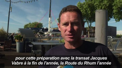 Voile: mise à l'eau du nouveau maxitrimaran Edmond de Rothschild